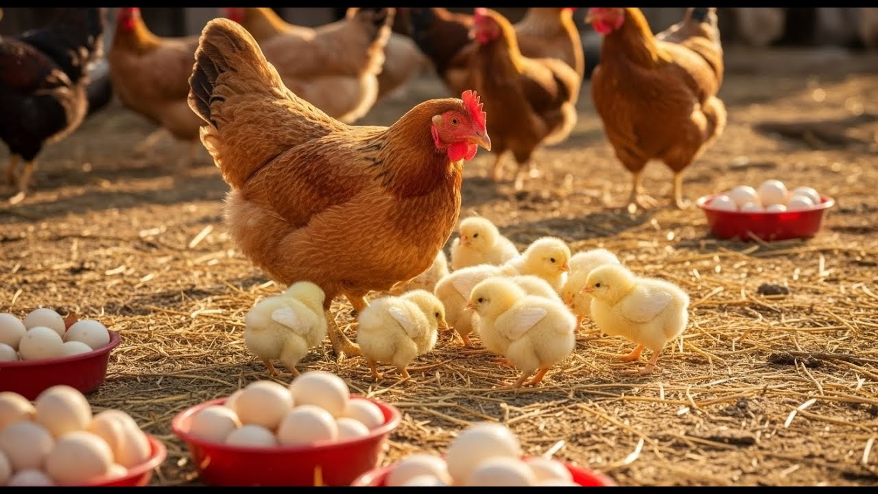 From Eggs to Life 🌾  My Hen’s Beautiful Journey of Motherhood