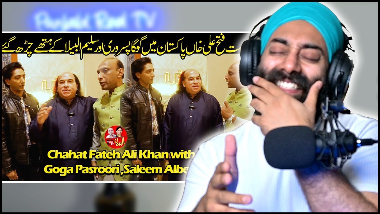 Indian Reaction on Chahat Fateh Ali Khan Saleem Albela and Goga Pasroori Funny video in pakistan