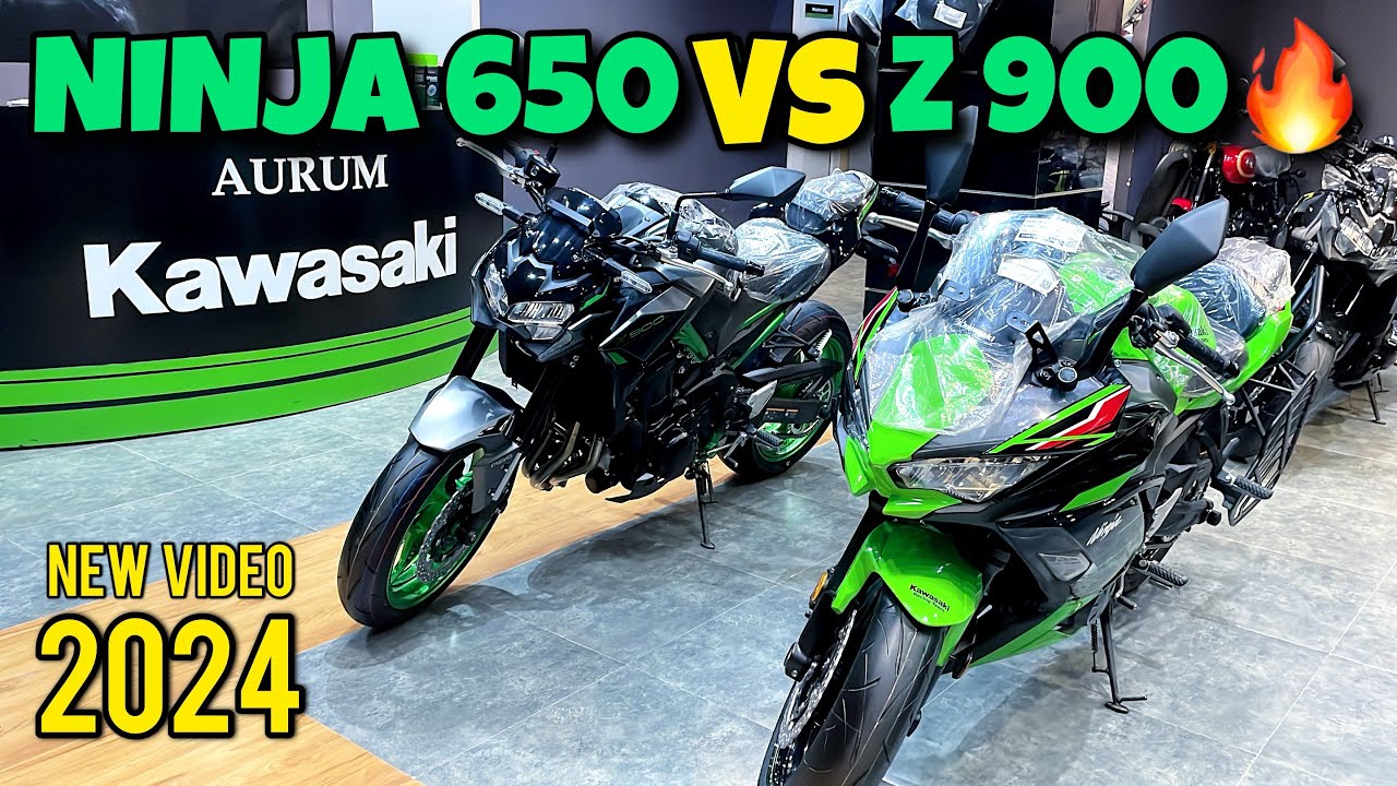 New 2024 Kawasaki Z900 vs NINJA 650🔥Know Which Is Better😍Complete information.