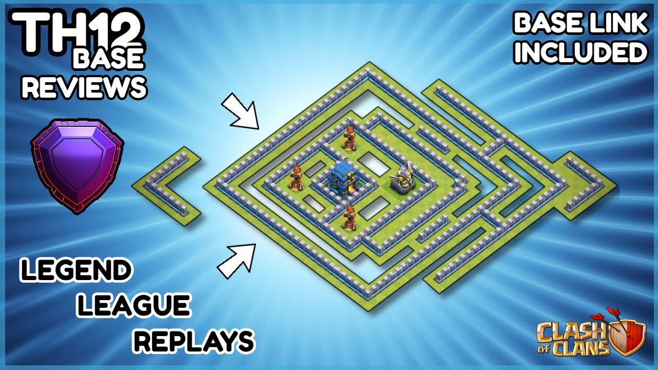 *TITANIC* BEST TH12 BASE (With Link) - Town Hall 12 Legend League Base - Clash of Clans - #33