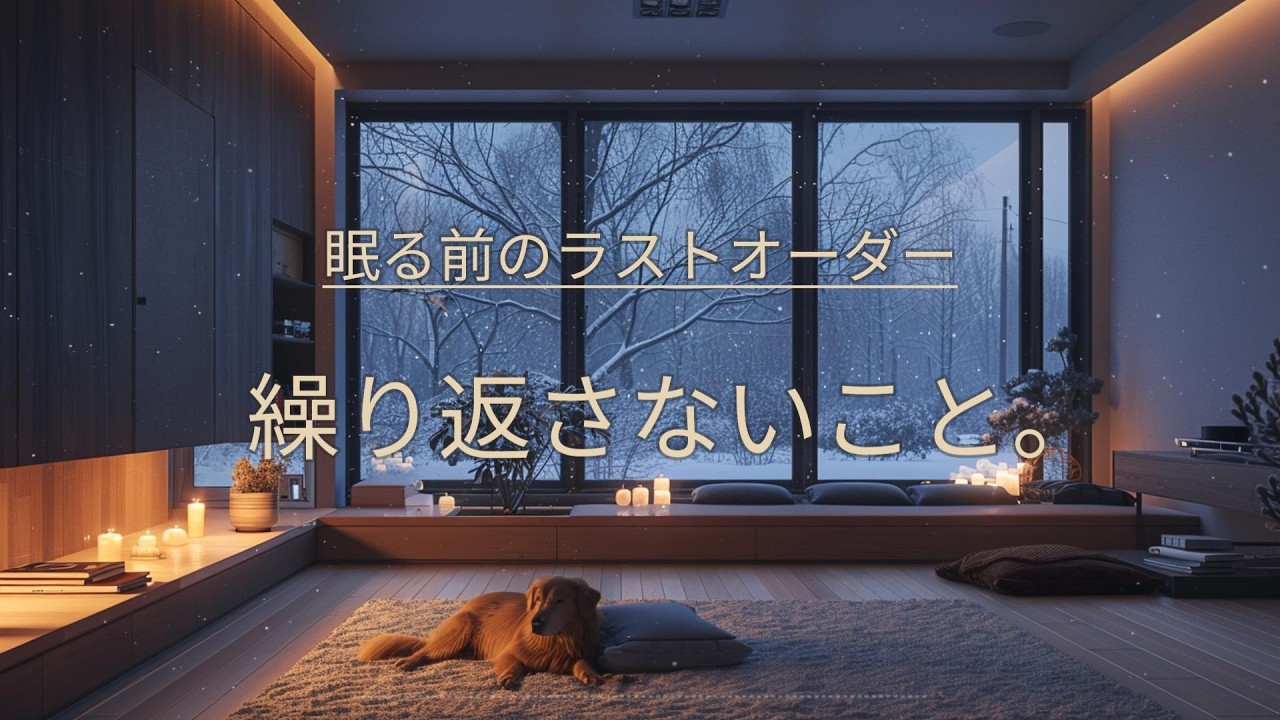 【夜の癒しBGM】眠る前のラストオーダー、繰り返さないこと。｜Break the cycle – Gentle Guitar Lo Fi 🌙🎵