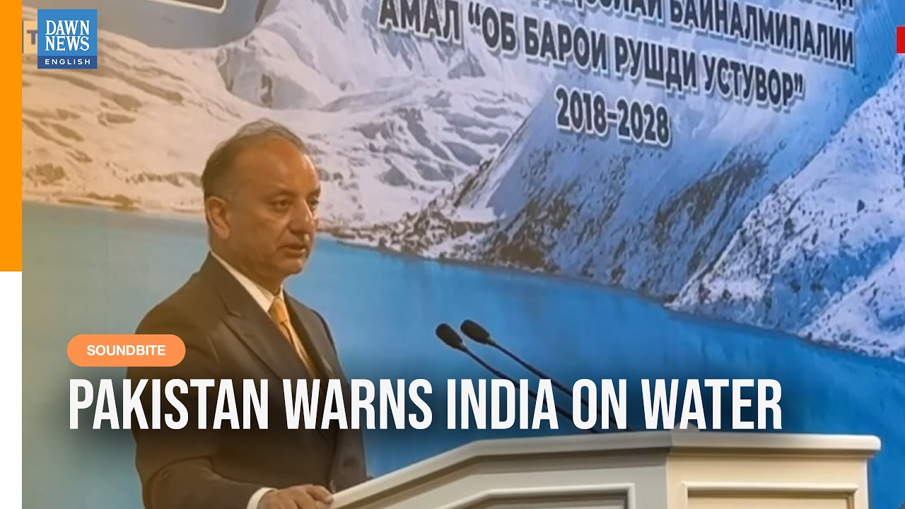 Climate Minister Musadik Malik Warns Against Water Aggression, Urges India to Respect IWT | Dawn