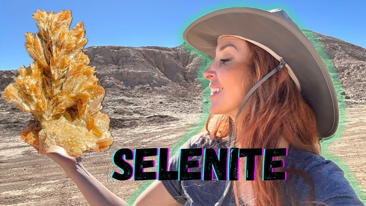 Selenite on Golden Shores Arizona ROCKhounding