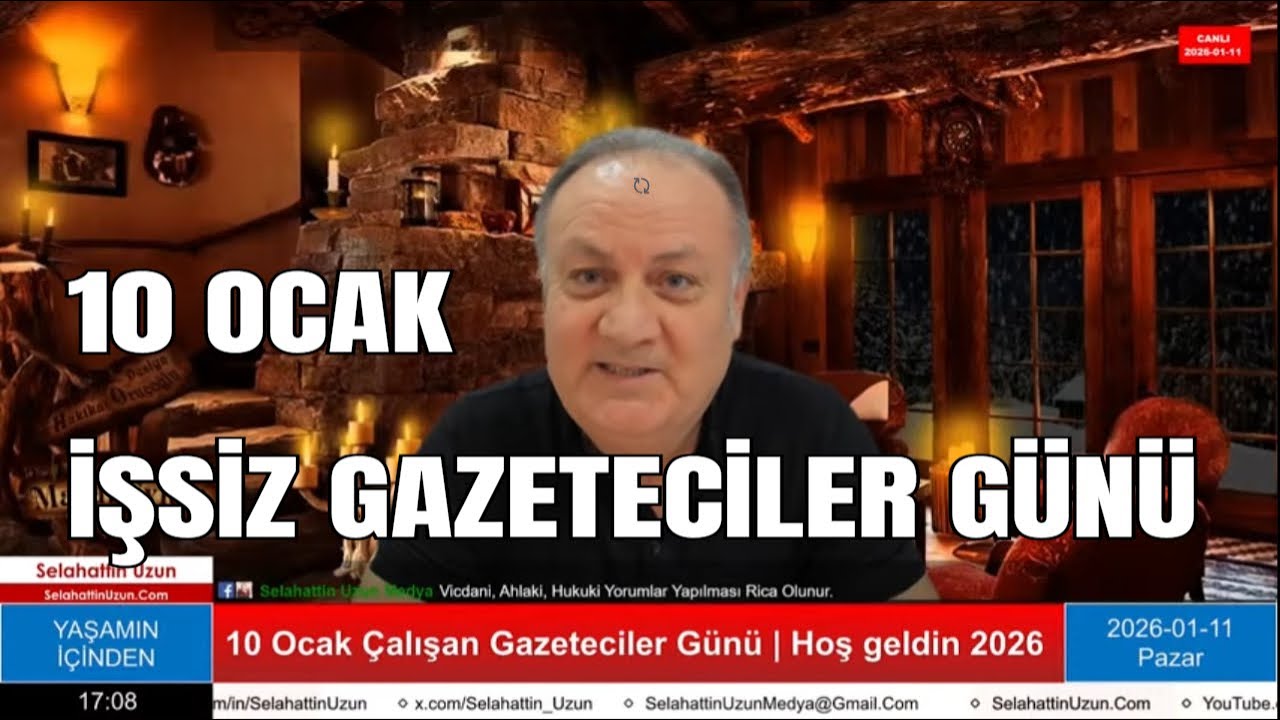 10 Ocak Çalışan Gazeteciler Günü | Hoş geldin 2026