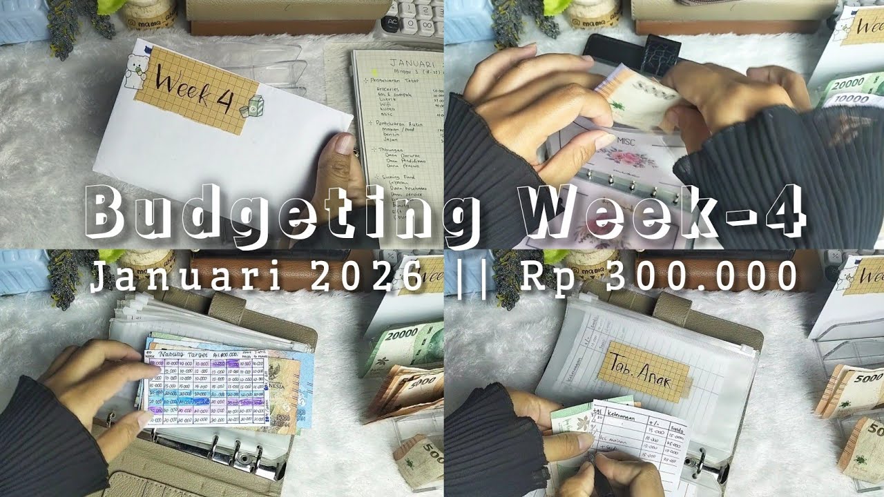 Budgeting week-4 Januari 2026 Rp 300.000