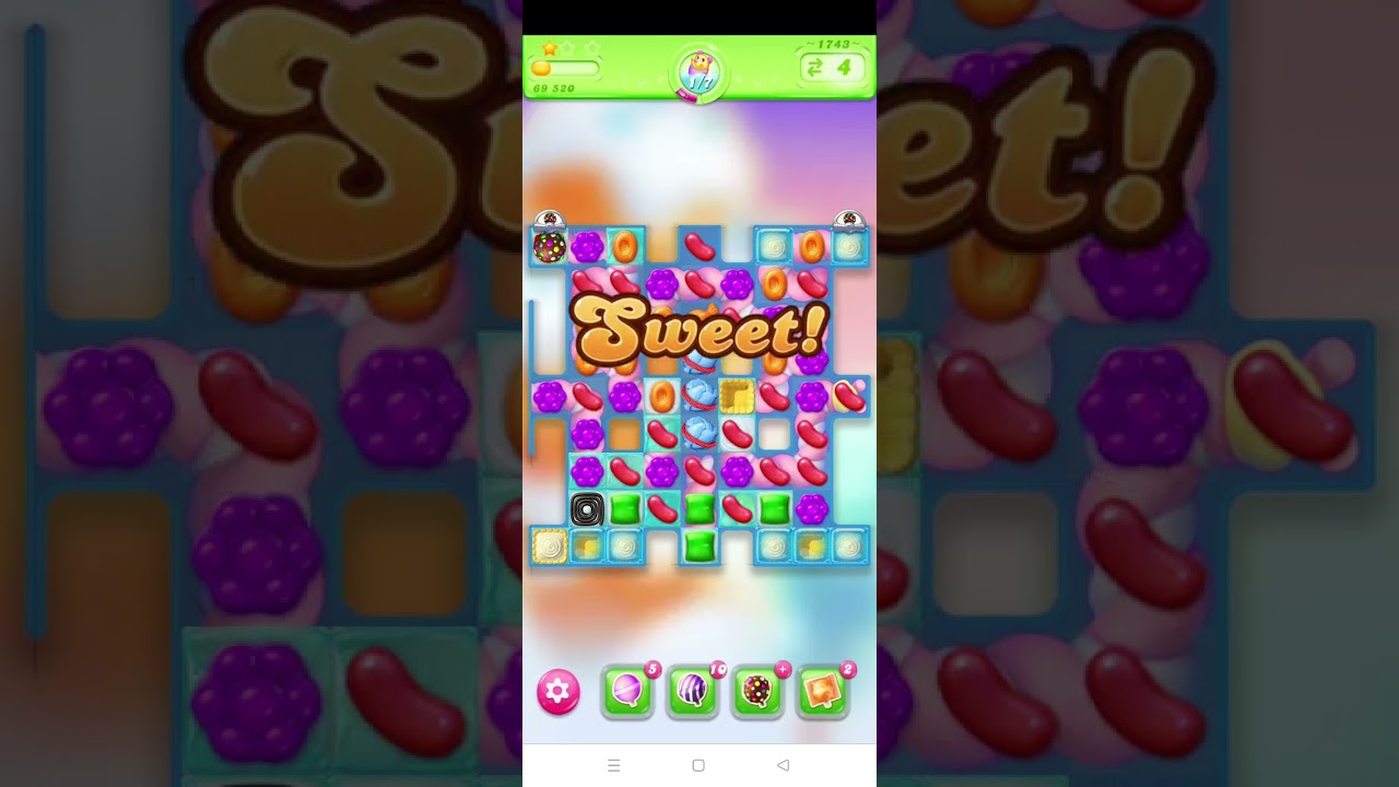 Candy crush saga 1743 see and enjoy