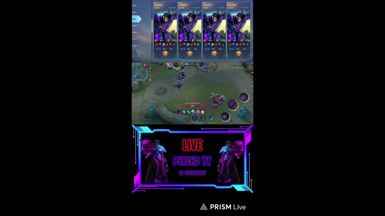Live streaming of PSYCHO   YT