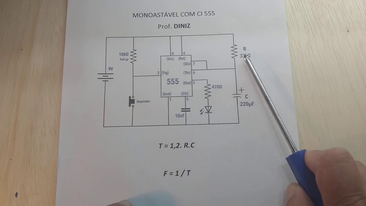 Mono Astável com 555
