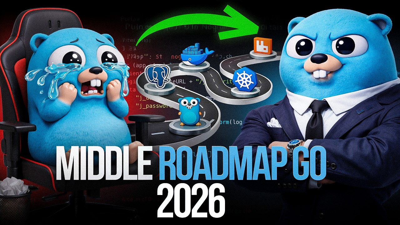 Middle Go Roadmap &mdash; все, что нужно знать в 2026 году, чтобы найти работу