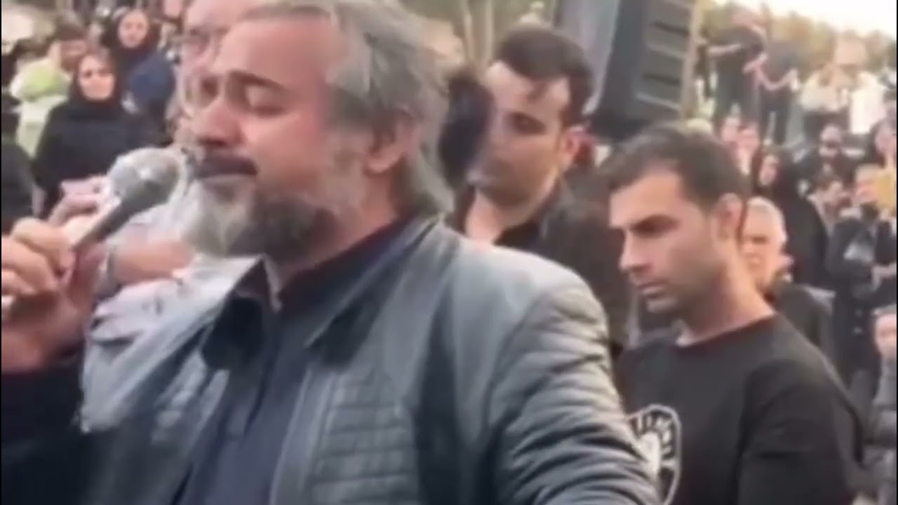 ‏سوک خوانی #پرواز_همای در مراسم چهلم #جاویدنام #عباس_خادم 💔💔، در ‏رستم آباد - گیلان