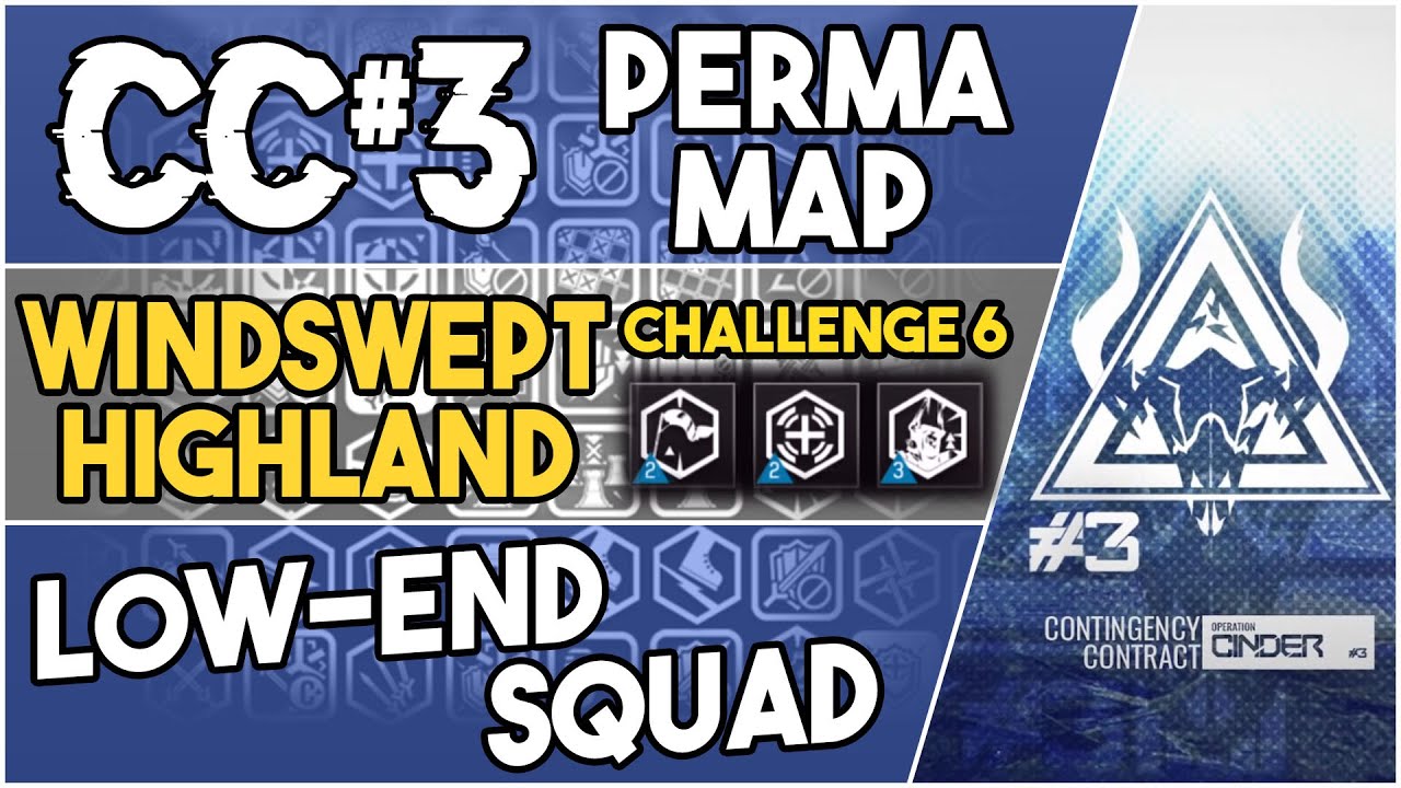 CC#3 Permanent Map - Windswept Highland Challenge 6 | Low End Squad |【Arknights】