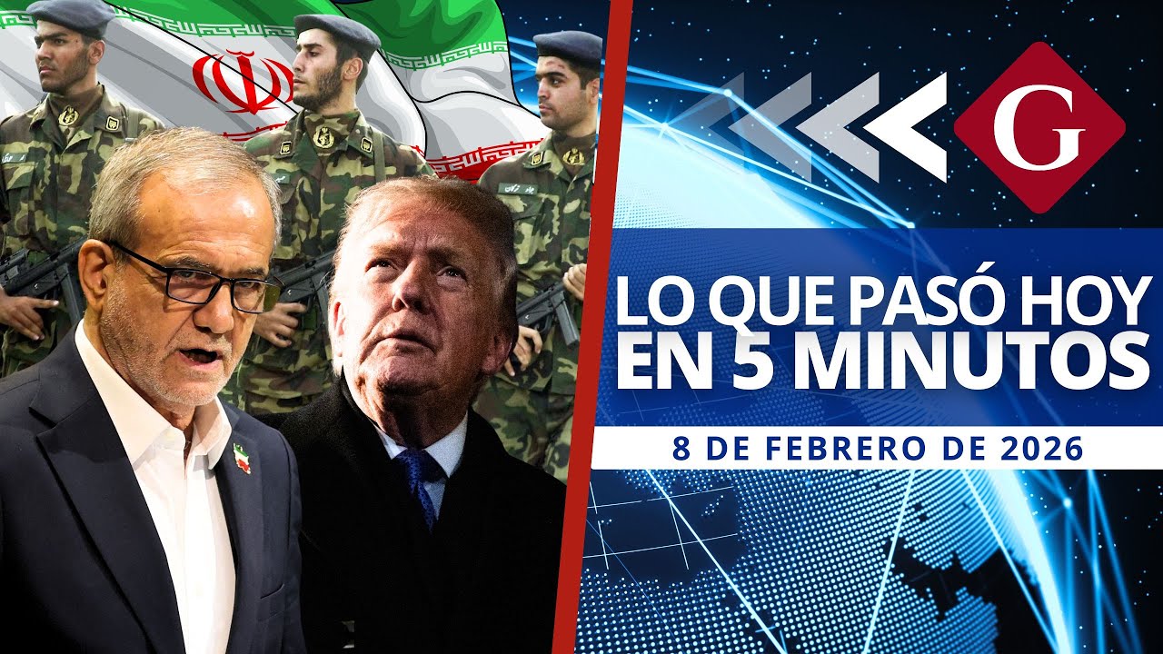 🔵 Noticias 8 febrero: IRÁN SE PREPARA PARA ATACAR BASES DE EE.UU. ANTE AMENAZA DE TRUMP | Noticiero