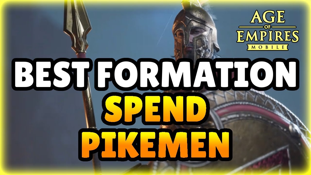 Age of Empires Mobile: BEST Early Game Spender Army Build - Pikemen