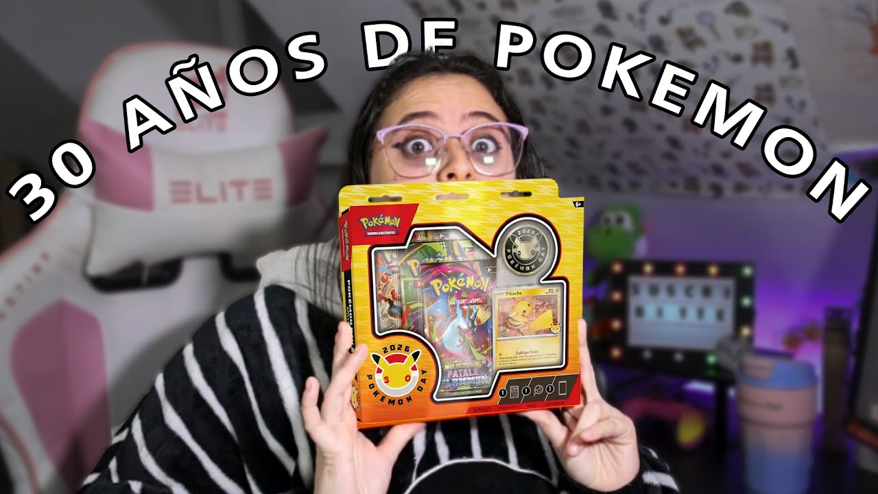 POKEMON CUMPLE 30 AÑOS Y ESTE ES SU PRIMER REGALO!