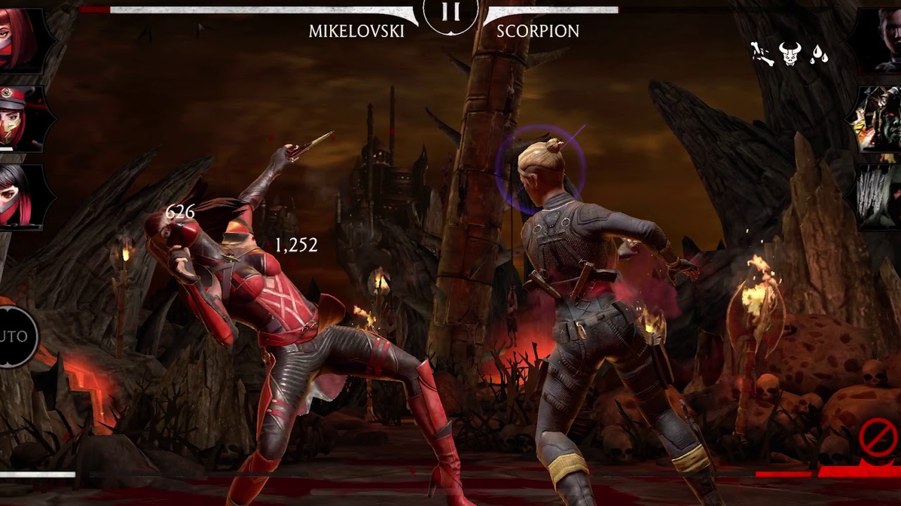 MK Mobile: MK11 SKARLET - ALL COMBO ENDERS AND BRUTALITY