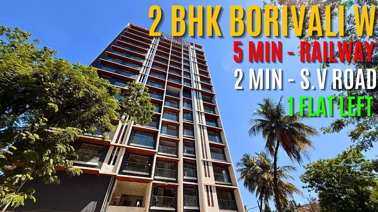 Most Affordable 2 bhk of Borivali West | Near station | OC Applied | 1 flat left | Mumbai