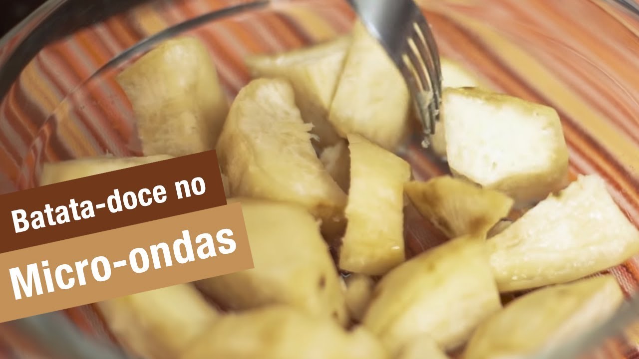 BATATA-DOCE NO MICRO-ONDAS | Cozinha da Cátia