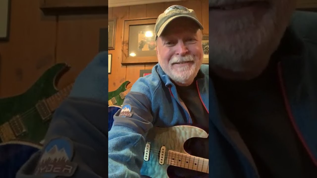 Deepwater Guitars: Tom Anderson Drop Top in Blue Wipeout
