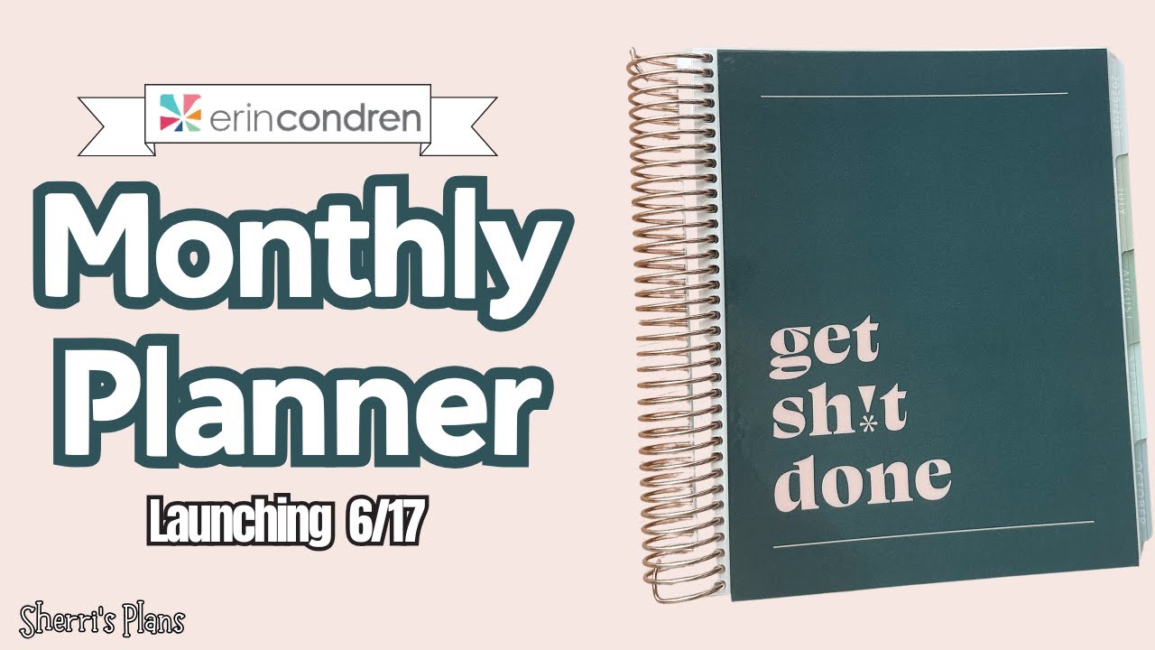 Erin Condren Monthly Planner launch 2025