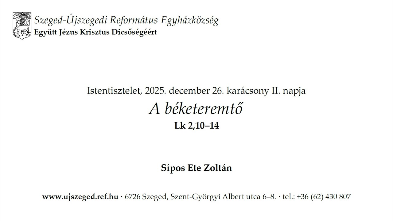 A béketeremtő