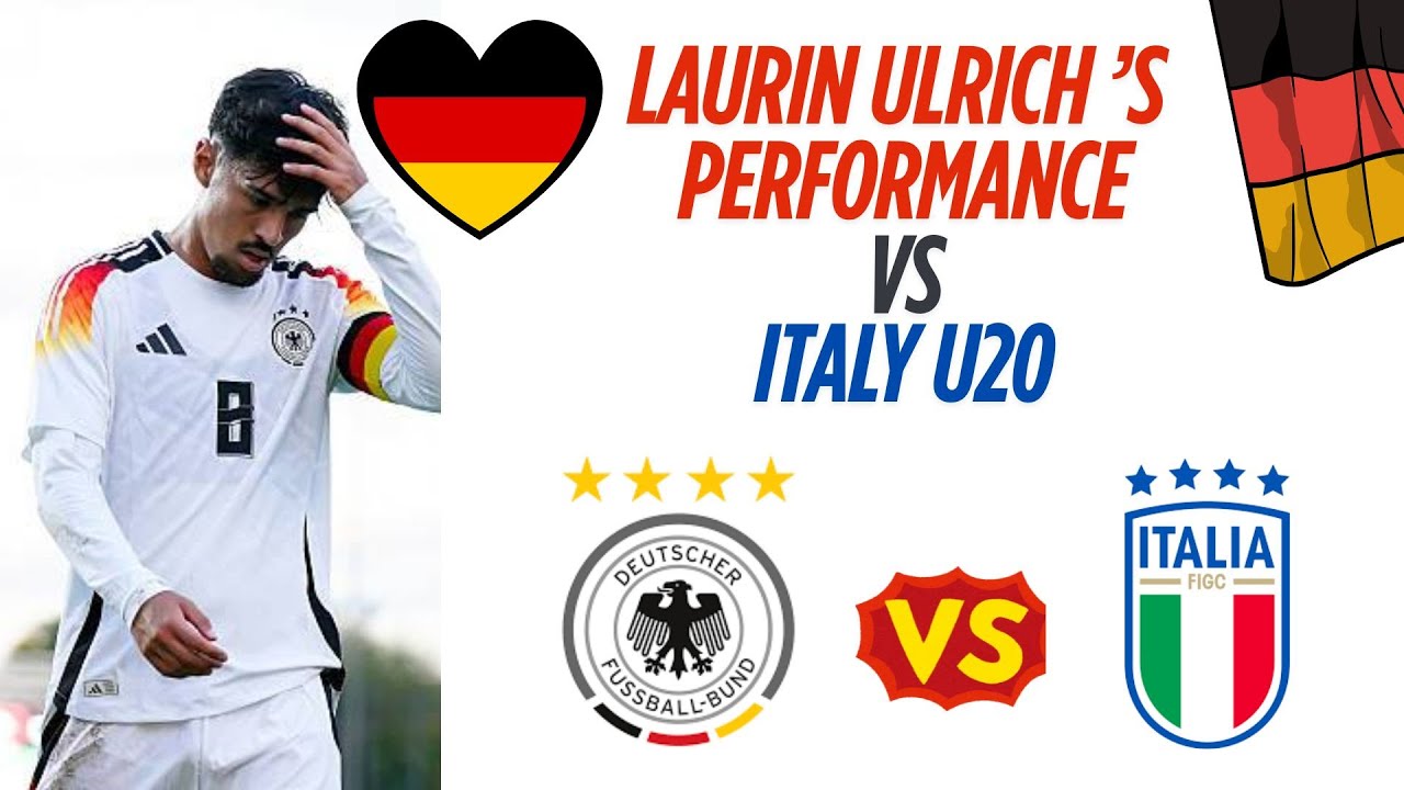 Germany's Laurin Ulrich Vs Italy U20  (U20 Elite League)