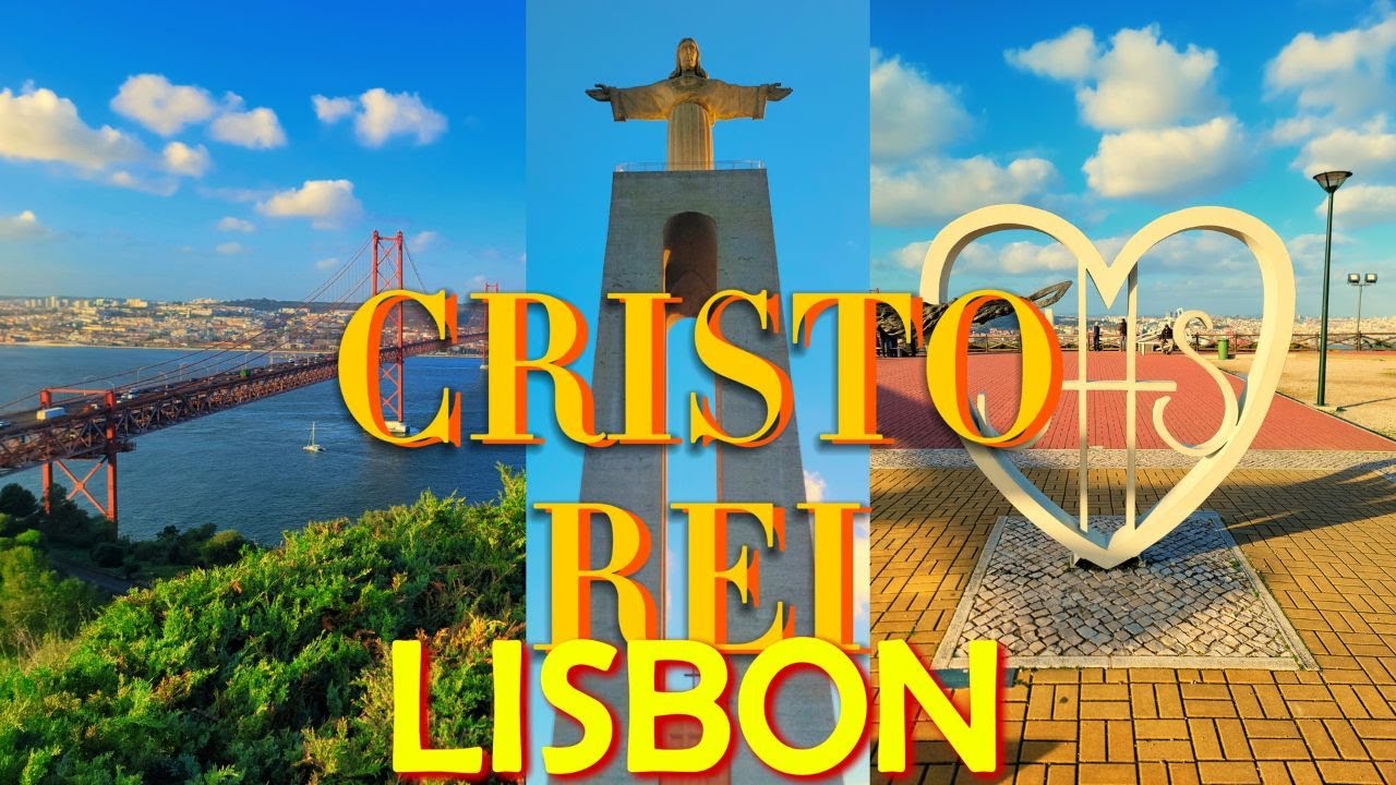 Explore Lisbon Day Trip 🇵🇹: Stunning Cristo Rei, Tagus River & 25 Abril Bridge Views!