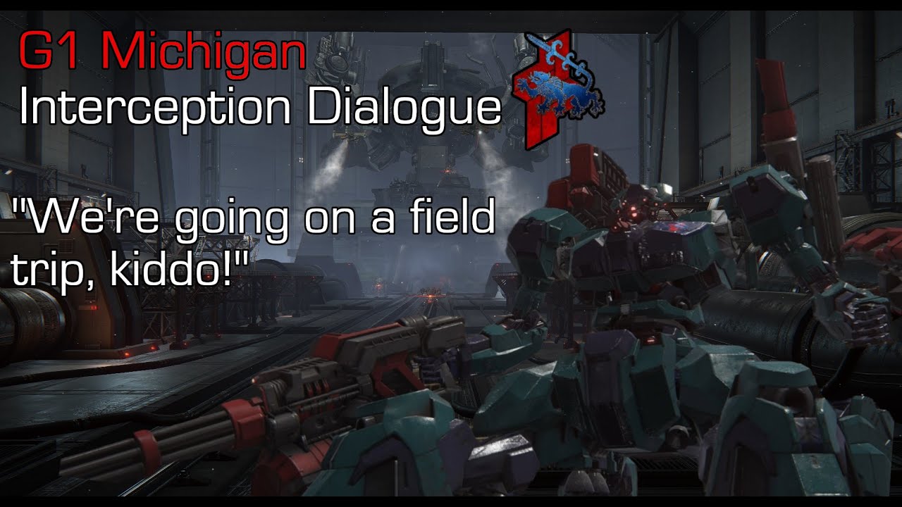 Ад на четырёх ногах — диалог с боссом G1 Michigan, перехватывающий диалог | AC 6
