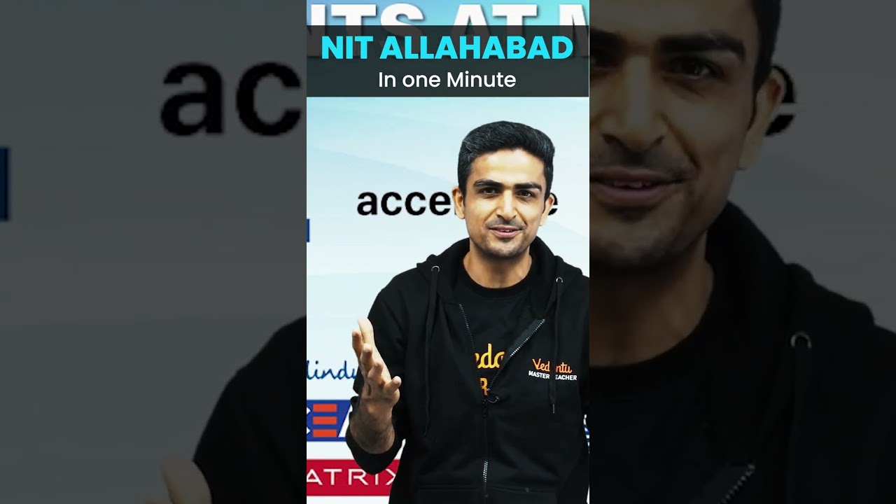 NIT Allahabad in 1 Min | Inside NIT Allahabad | Arvind Sir | Vedantu #shorts #jee #nitallahabad