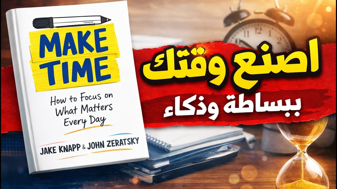 كيف تصنع وقتك في عالم يسرق انتباهك؟ | كتاب Make Time للمؤلفين Jake Knapp و John Zeratsky