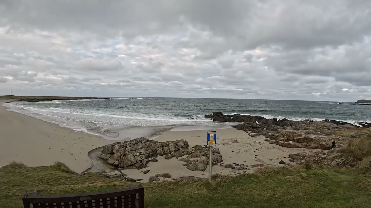 Driving tour around Barra on Scotlands west coast