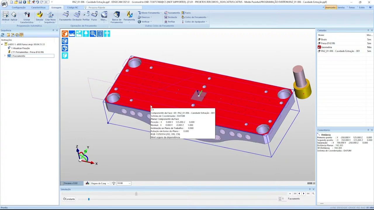 Programação EDGECAM 2021 na Prática - PARTE 01