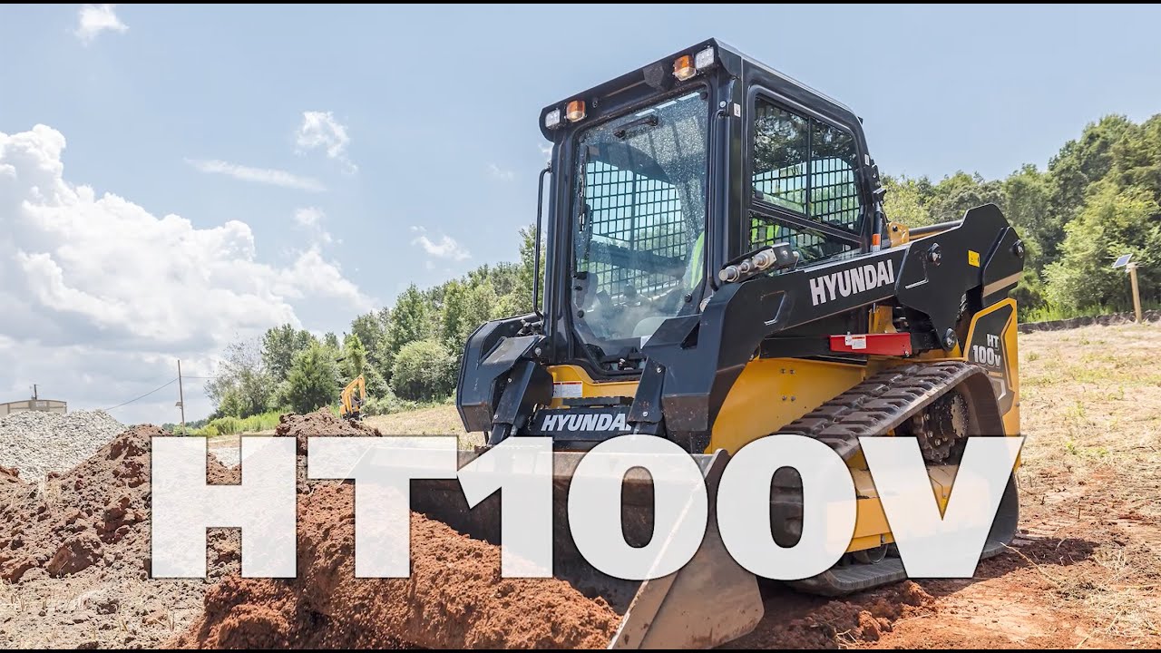 Check out Hyundai's All-New HT100V Compact Track Loader at Utility Expo 2023