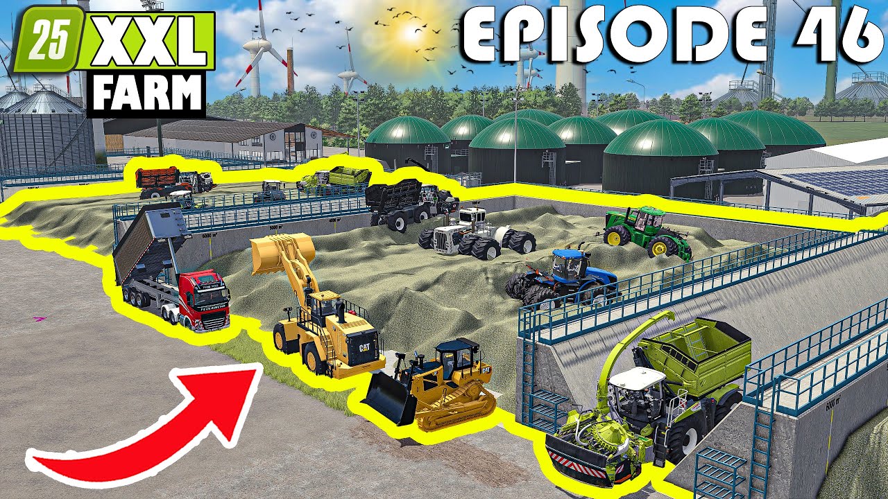 12 MILLION SILAGE Compacting THE BIGGEST BUNKERS in FS25 | The XXL FARM | Farming Simulator 25