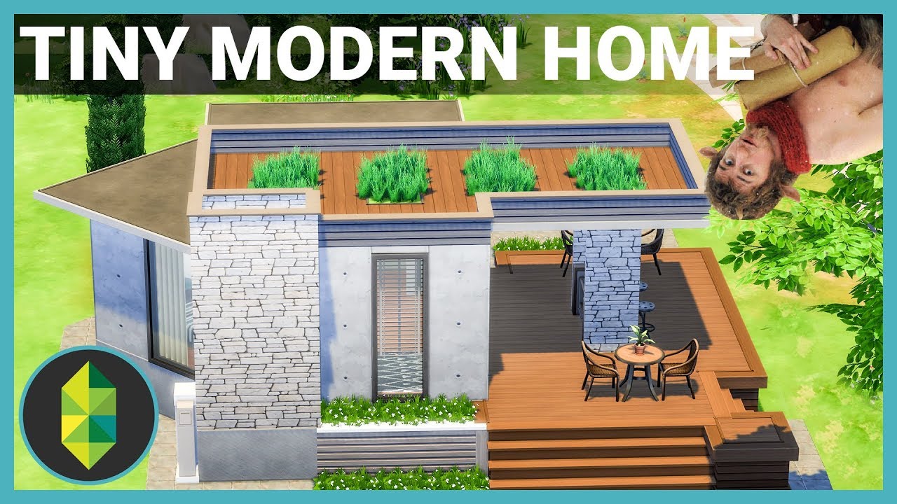 TINY MODERN HOME (Inverse Narnia) - The Sims 4 House Build