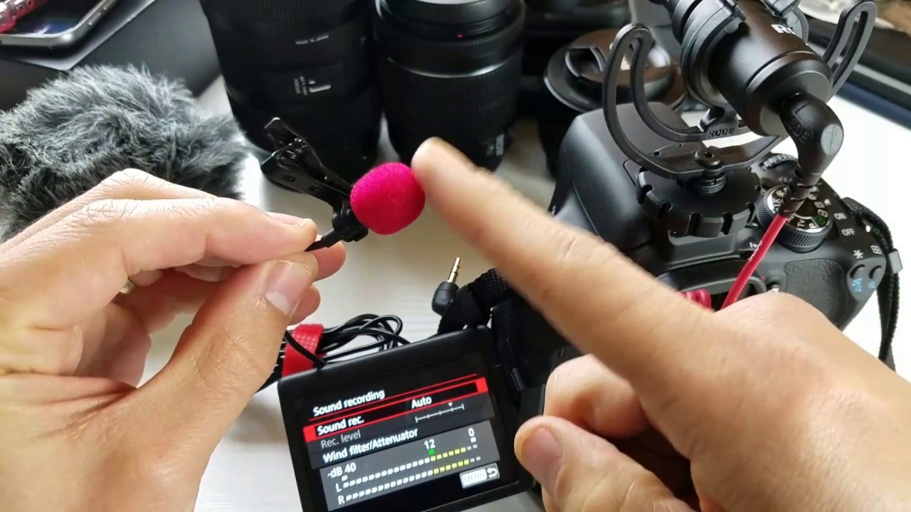 How to Use/Setup External Mic on Canon Rebel T6i