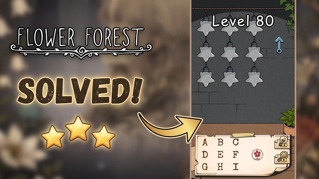 🌸 Flower Forest - Word Puzzle | Level 80 Walkthrough & Solution [iOS/Android] 🧠