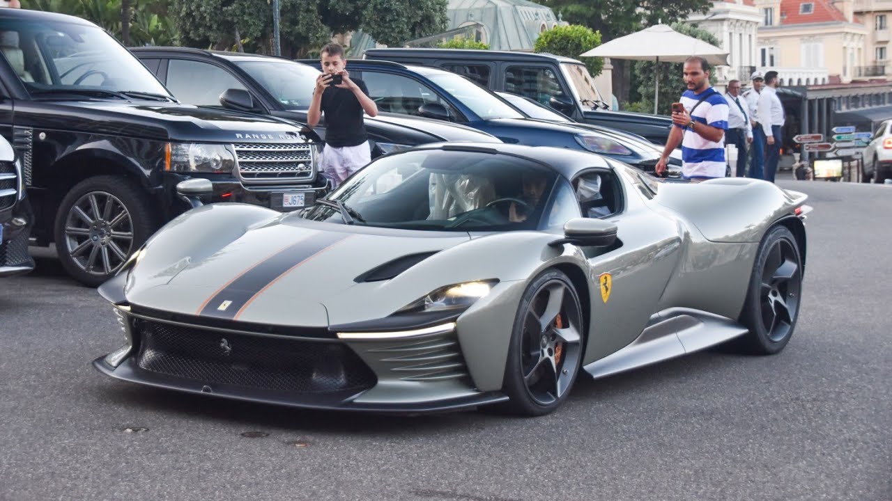 Ferrari SP3 Daytona Surprised Everyone when it arrived at Hotel de Paris - Carspotting Monaco 2024