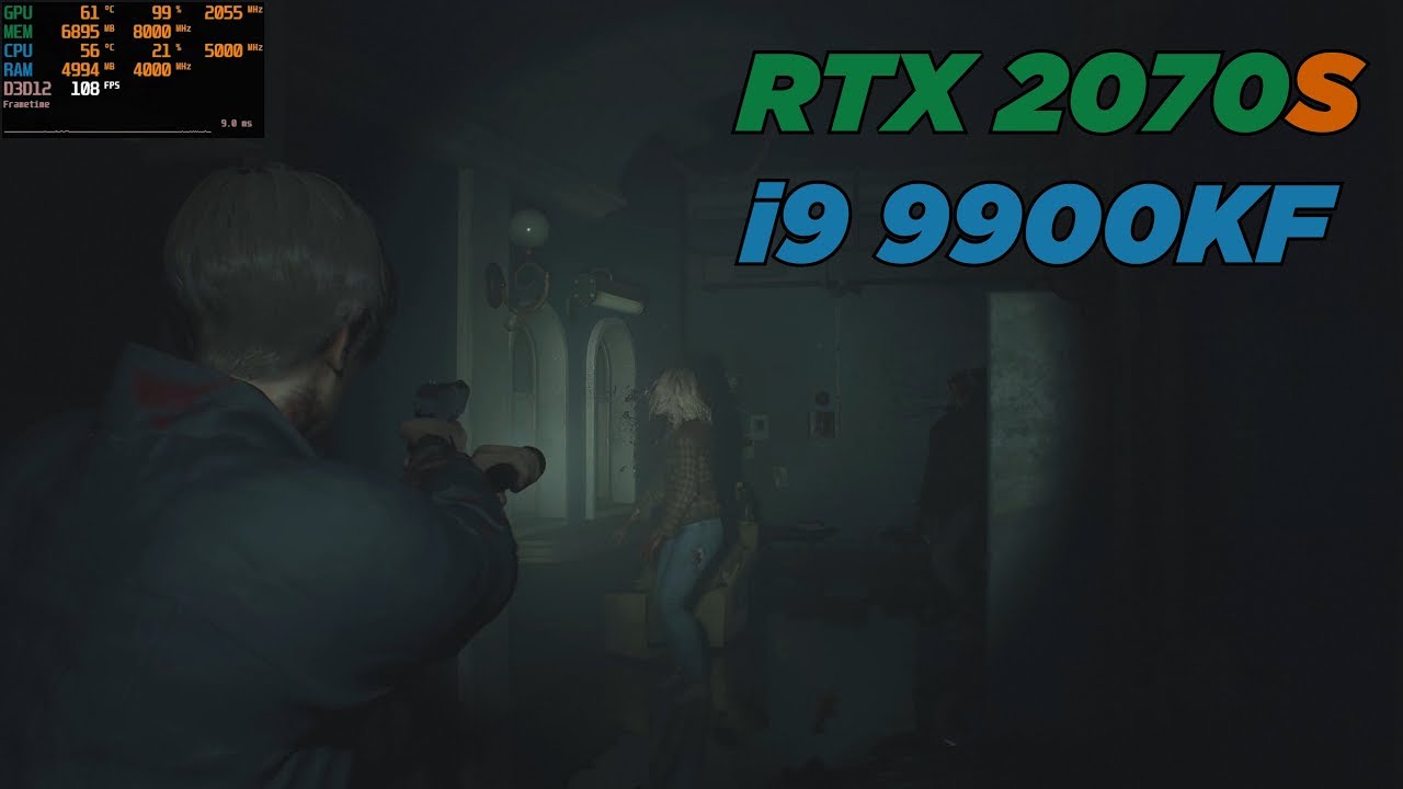 Resident Evil 2 - i9 9900KF/RTX 2070 Super (1080p)