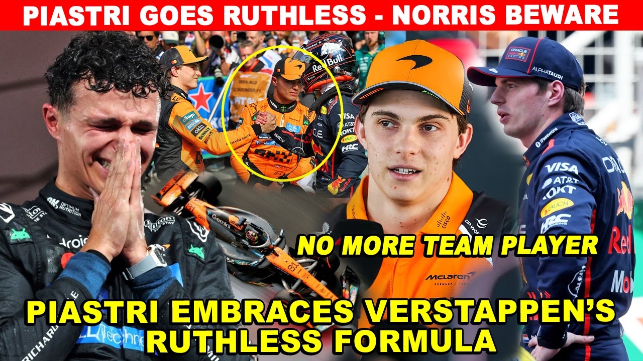 Oscar Piastri’s AWAKENING: The Verstappen Lessons That Ignite a 2026 Civil War at McLaren
