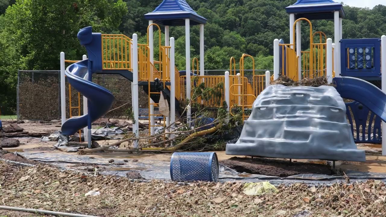 Aftermath of Jackson Kentucky flood 2022