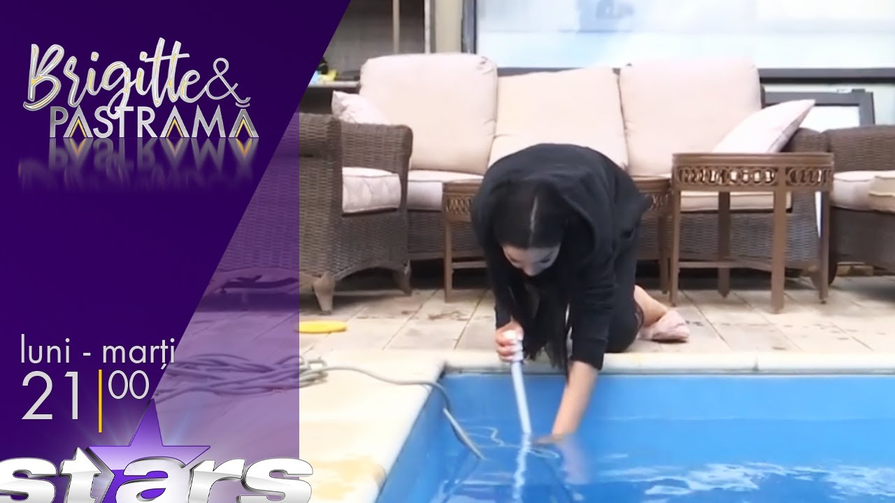 Operațiunea ”Râma din piscină”. Florin Pastramă și Brigitte fac curățenie | Brigitte&Pastramă