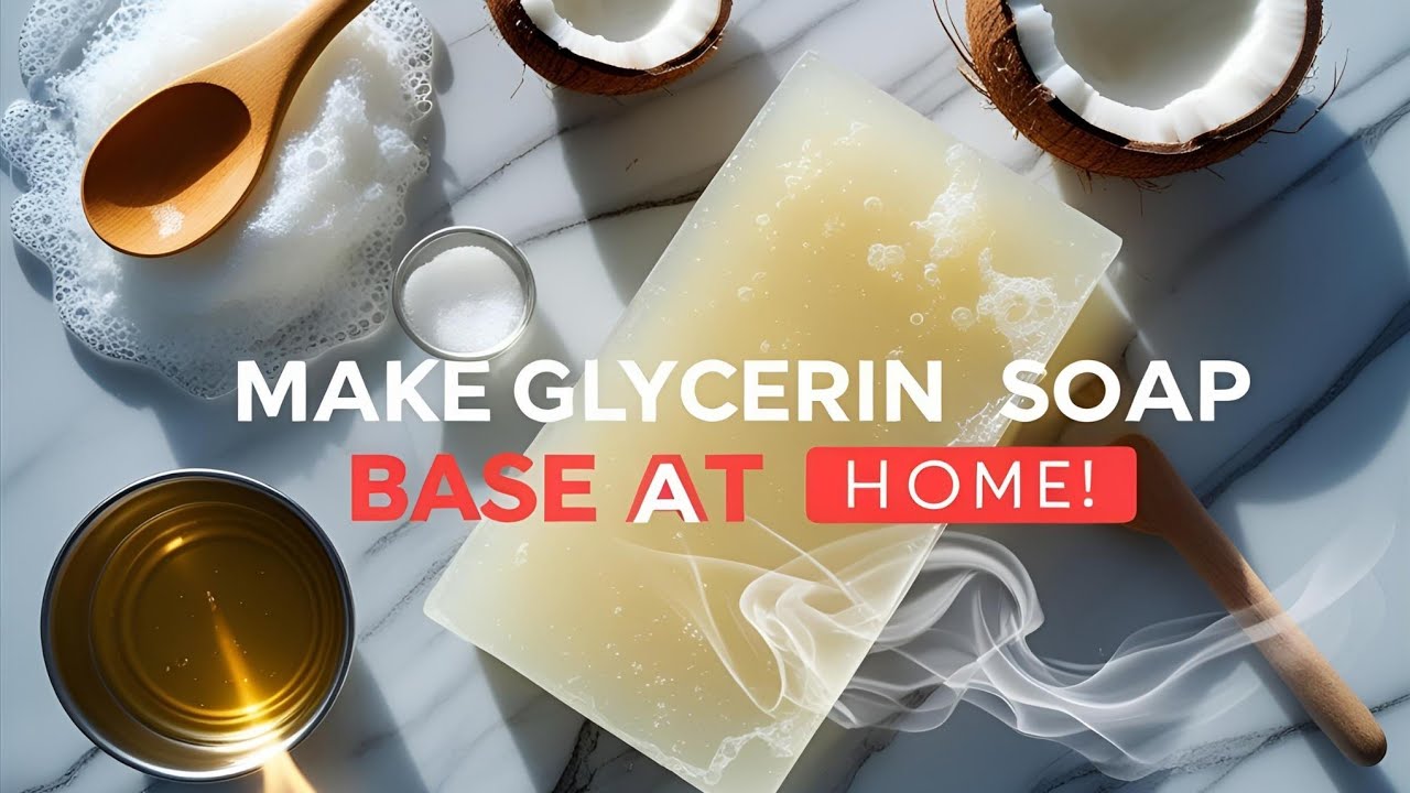 How to Make DIY Glycerin Soap Base at Home | Easy Melt & Pour Recipe for Beginners