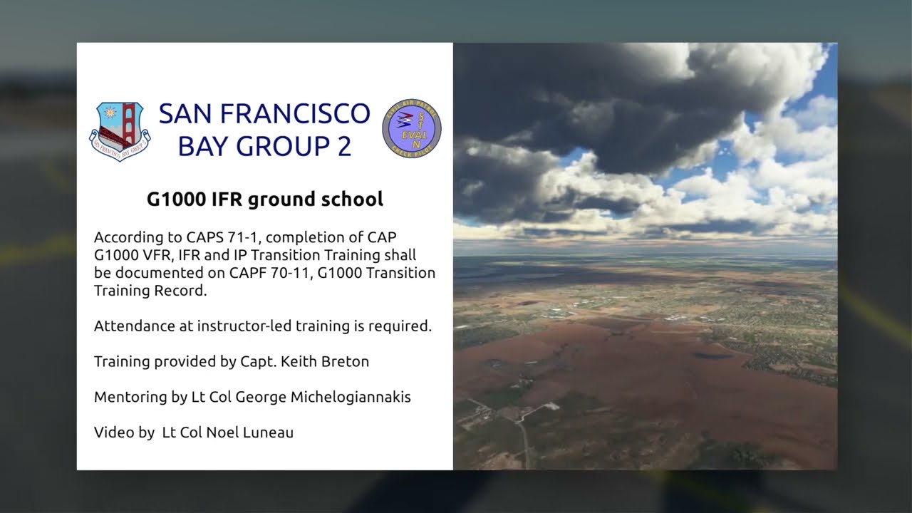 CAP G1000 IFR Ground School