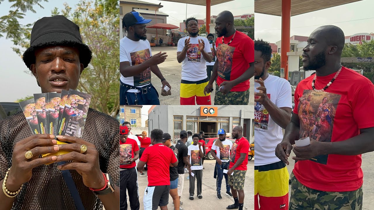 Woow Beautiful🎉🥰Watch How Dr.Likee,Gunshot,New Kumasi & the Crew Buy Tickets To support Kyekyeku🔥