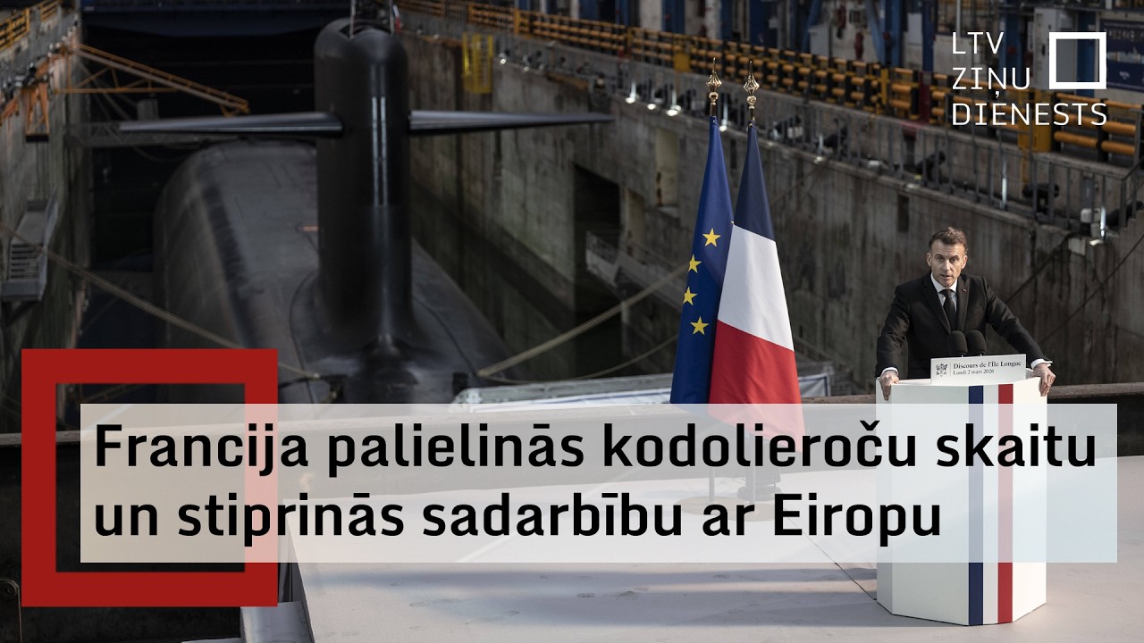 Francija sāk lielāko kodolieroču palielināšanu Eiropā