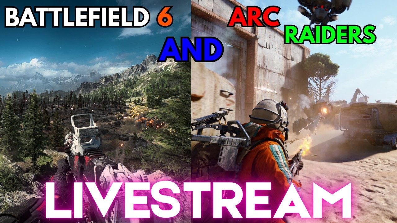 BATTLEFIELD 6 VS ARC RAIDERS WHICH IS BETTER??? LIVESTREAM