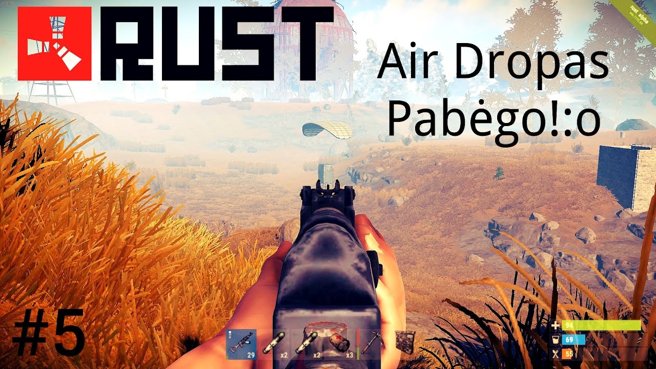 Rust Lietuviškai! - #5 Air Dropas Pabėgo!:o