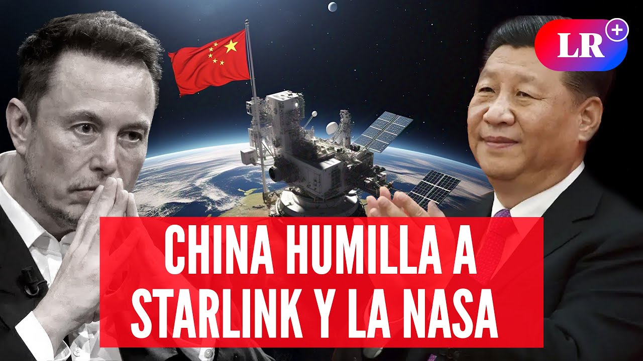 &iexcl;China supera a Musk y la NASA! Internet desde el espacio a 100 Gbps🇨🇳 #NewsLR