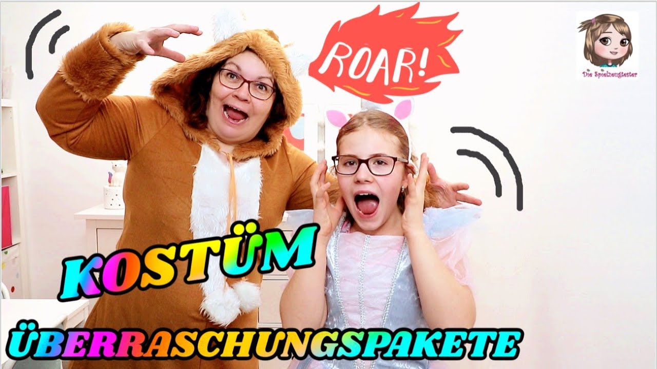KOST&Uuml;M &Uuml;BERRASCHUNGSPAKET 🤡 Karneval / Fasching - Kost&uuml;me blind anprobieren