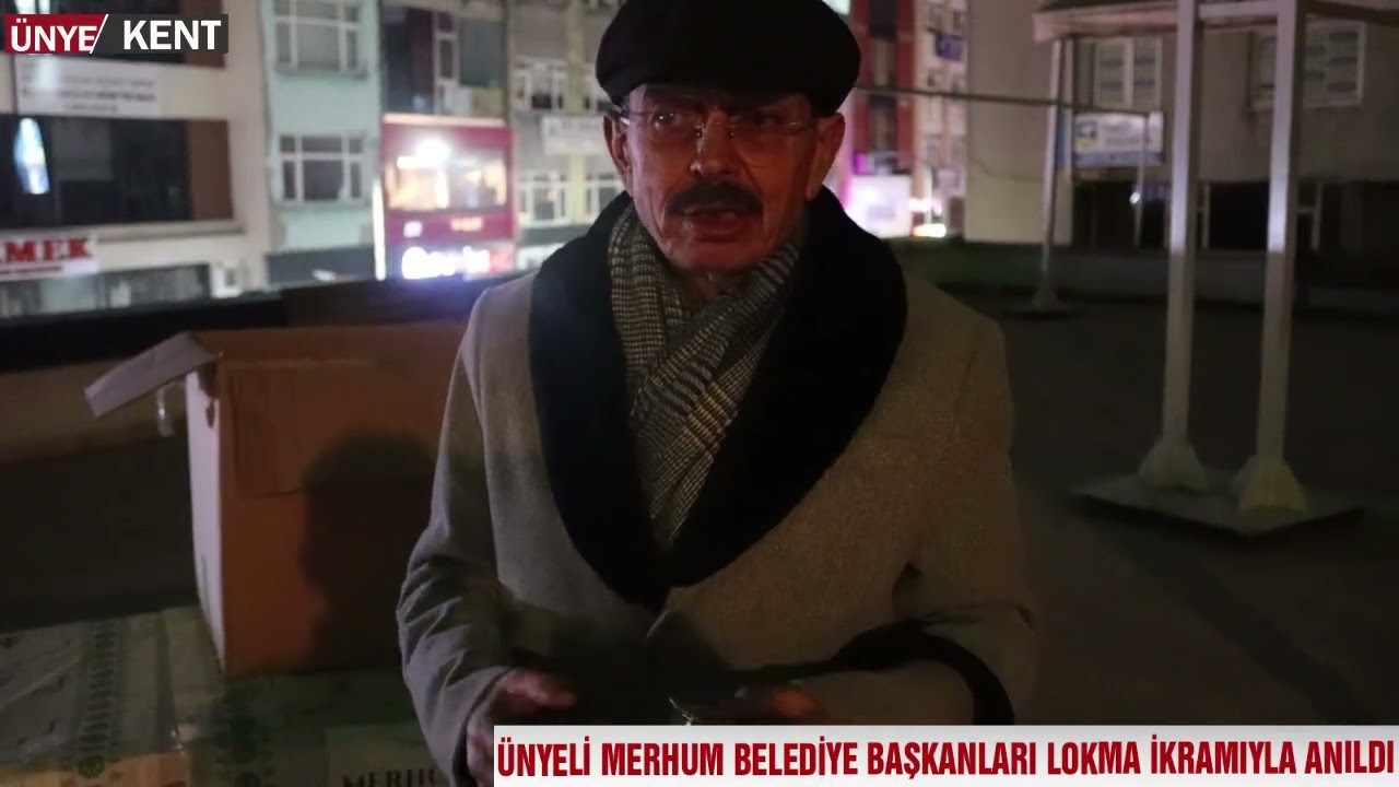 ÜNYELİ MERHUM BELEDİYE BAŞKANLARI LOKMA İKRAMIYLA ANILDI